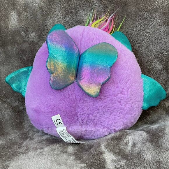 Zuru Rainbocorns Owl Plush Purple Sequin Heart Hidden Pizza Stuffed Toy 10" - Picture 4 of 10